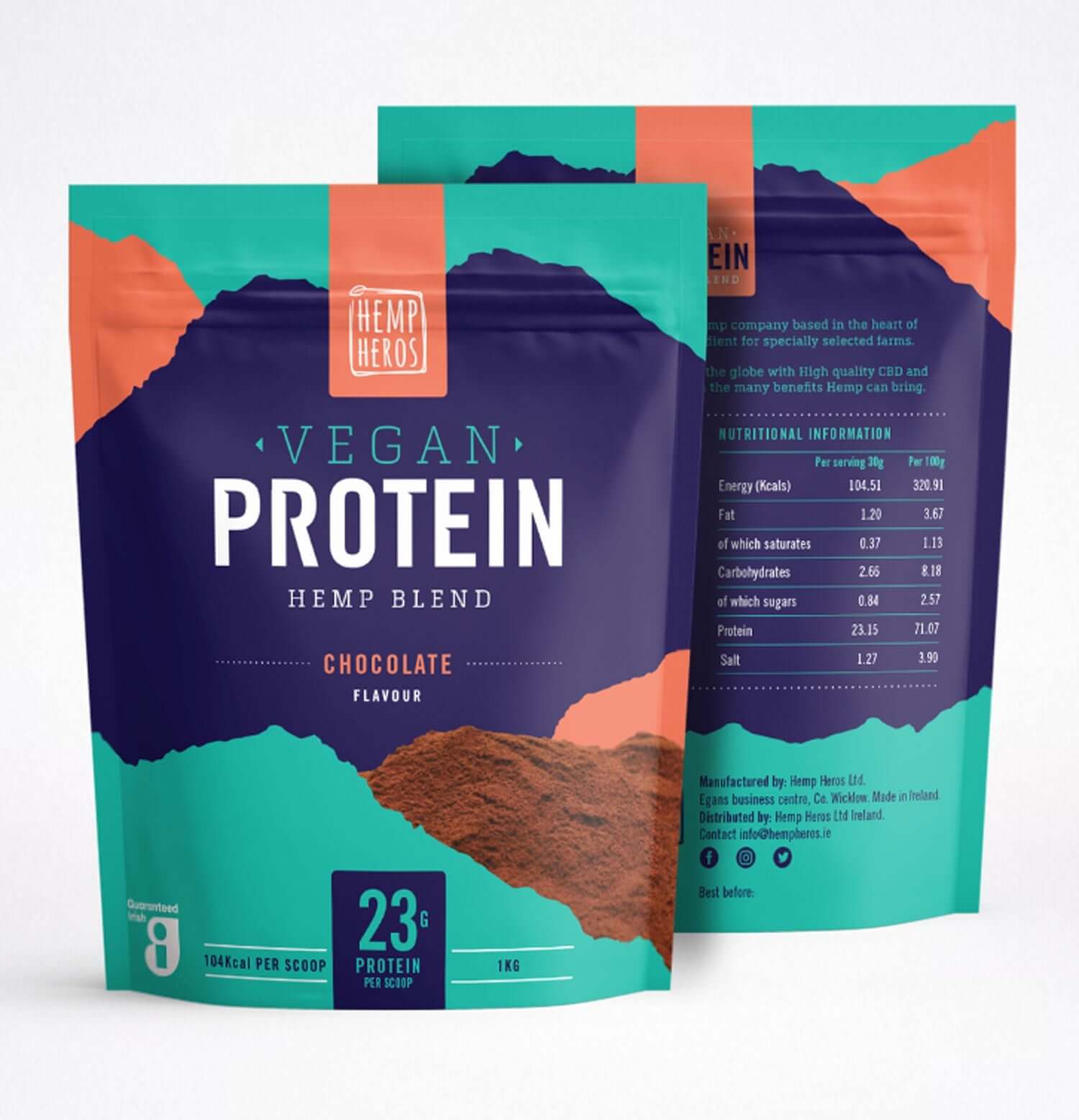 Chocolate Plant based Protein - low in sugar
