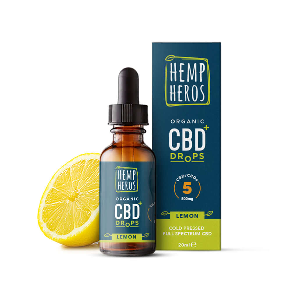 5 (500mg) Organic CBD+ Drops - 20ml Full Spectrum
